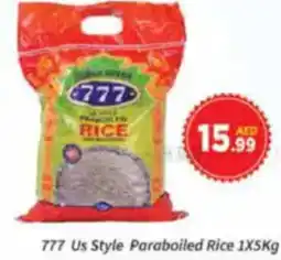 AIKO HYPERMARKET 777 Us Style Paraboiled Rice offer