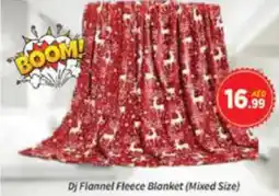 AIKO HYPERMARKET Dj Flannel Fleece Blanket (Mixed Size) offer