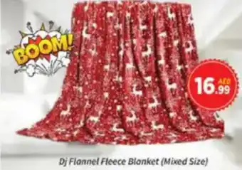 AIKO HYPERMARKET Dj Flannel Fleece Blanket (Mixed Size) offer