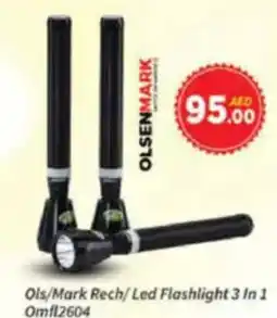AIKO HYPERMARKET Ols/Mark Rech/Led Flashlight 3 In 1 Omfl2604 offer