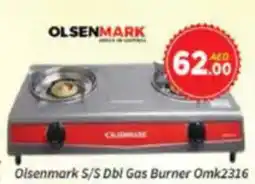 AIKO HYPERMARKET Olsenmark S/S Dbl Gas Burner Omk2316 offer