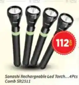 AIKO HYPERMARKET Sonashi Rechargeable Led Torch Comb Slt2511 offer