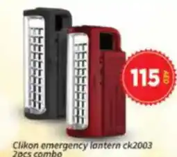 AIKO HYPERMARKET Clikon emergency lantern ck2003 combo offer
