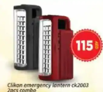 AIKO HYPERMARKET Clikon emergency lantern ck2003 combo offer