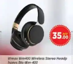 AIKO HYPERMARKET Wmax Wm400 Wireless Stereo Headp hones Bts-Wm-400 offer