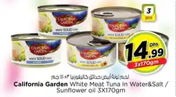 Nesto California Garden White Meat Tuna in Water&Salt Sunflower oil offer