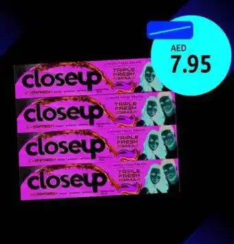 Union Coop Close up toothpaste menthol fresh offer