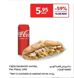 Carrefour Fajita Sandwich combo offer