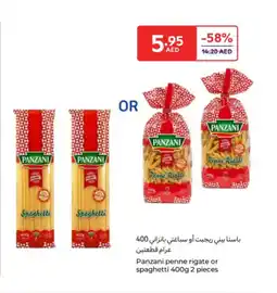 Carrefour Panzani penne rigate or spaghetti offer
