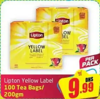 Delta Centre Lipton Yellow Label 100 Tea Bags offer
