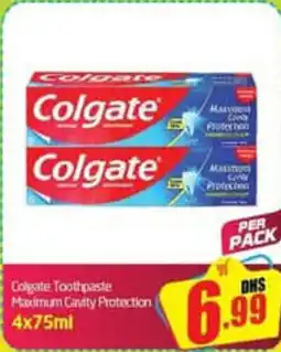 Delta Centre Colgate Toothpaste Maximum Cavity Protection offer