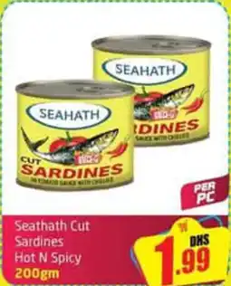 Delta Centre Seathath Cut Sardines Hot N Spicy offer