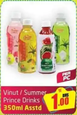Delta Centre Vinut/Summer Prince Drinks Asstd offer