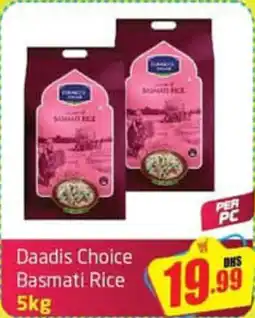 Delta Centre Daadis Choice Basmati Rice offer