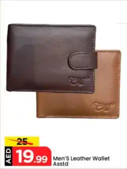 Mark & Save Men's Leather Wallet Asstd offer