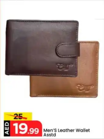 Mark & Save Men's Leather Wallet Asstd offer
