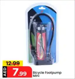 Mark & Save Bicycle Footpump Mini offer