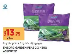 Géant Emborg garden peas assorted offer