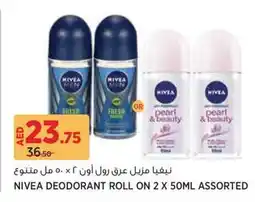 Géant Nivea deodorant roll on offer