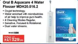 Géant Oral B Aquacare 4 Water Flosser MDH20.016.2 offer