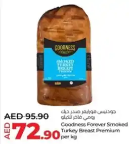 Lulu Hypermarket Goodness Forever Smoked Turkey Breast Premium offer