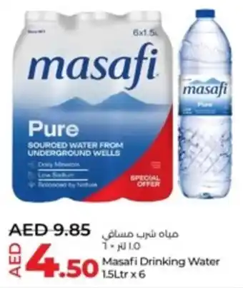 Lulu Hypermarket Masafi Drinking Water offer