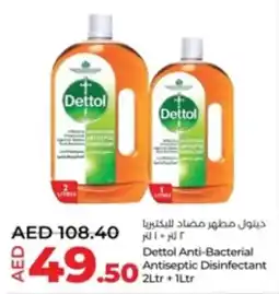Lulu Hypermarket Dettol Anti-Bacterial Antiseptic Disinfectant offer