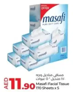 Lulu Hypermarket Masafi Facial Tissue offer