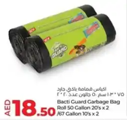 Lulu Hypermarket Bacti Guard Garbage Bag Roll offer
