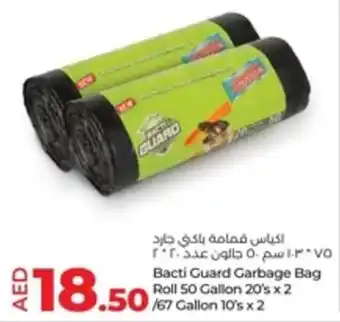 Lulu Hypermarket Bacti Guard Garbage Bag Roll offer