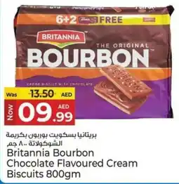 Kenz Hypermarket Britannia Bourbon Chocolate Flavoured Cream Biscuits offer