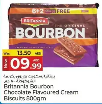 Kenz Hypermarket Britannia Bourbon Chocolate Flavoured Cream Biscuits offer