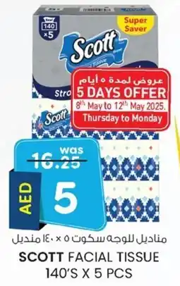 KM Trading Scott facial tissue offer