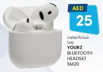 KM Trading Yourz bluetooth headset SM20 offer