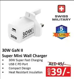 Nesto Swiss Military 30W GaN II Super Mini Wall Charger offer
