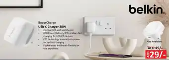 Nesto Belkin USB-C Charger 20W offer