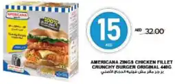 Spar Americana zings chicken fillet crunchy burger original offer