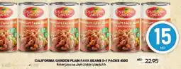 Spar California garden plain fava beans offer