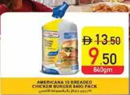 Safeer Market Americana 15 breaded chicken burger offer