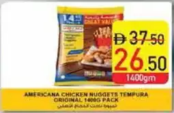 Safeer Market Americana chicken nuggets tempura original pack offer