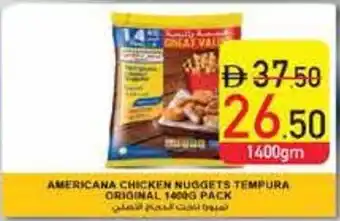 Safeer Market Americana chicken nuggets tempura original pack offer
