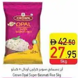 Safeer Market Crown Opal Super Basmati Rice offer