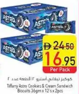 Safeer Market Tiffany Astro Cookies & Cream Sandwich Biscuits offer