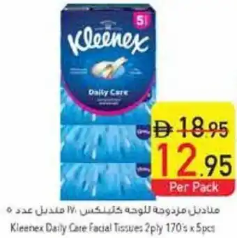 Safeer Market Kleenex Daily Care Facial Tissues offer