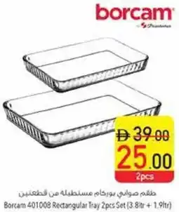 Safeer Market Borcam 401008 Rectangular Tray Set offer