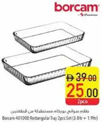 Safeer Market Borcam 401008 Rectangular Tray Set offer