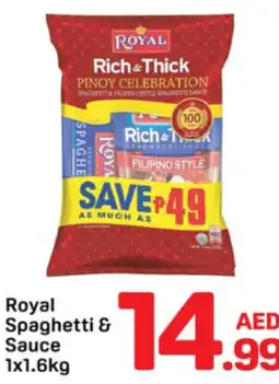 Day To Day Royal spaghetti & sauce offer