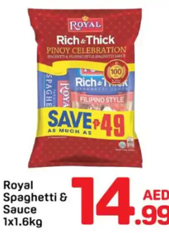 Day To Day Royal spaghetti & sauce offer