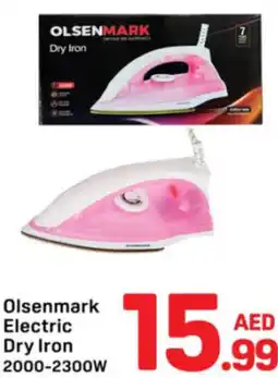 Day To Day Olsenmark electric dry iron 2000-2300w offer