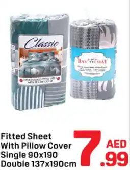 Day To Day Fitted Sheet With Pillow Cover offer